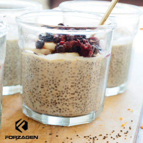COOKIES AND CREAM CHIA PUDDING