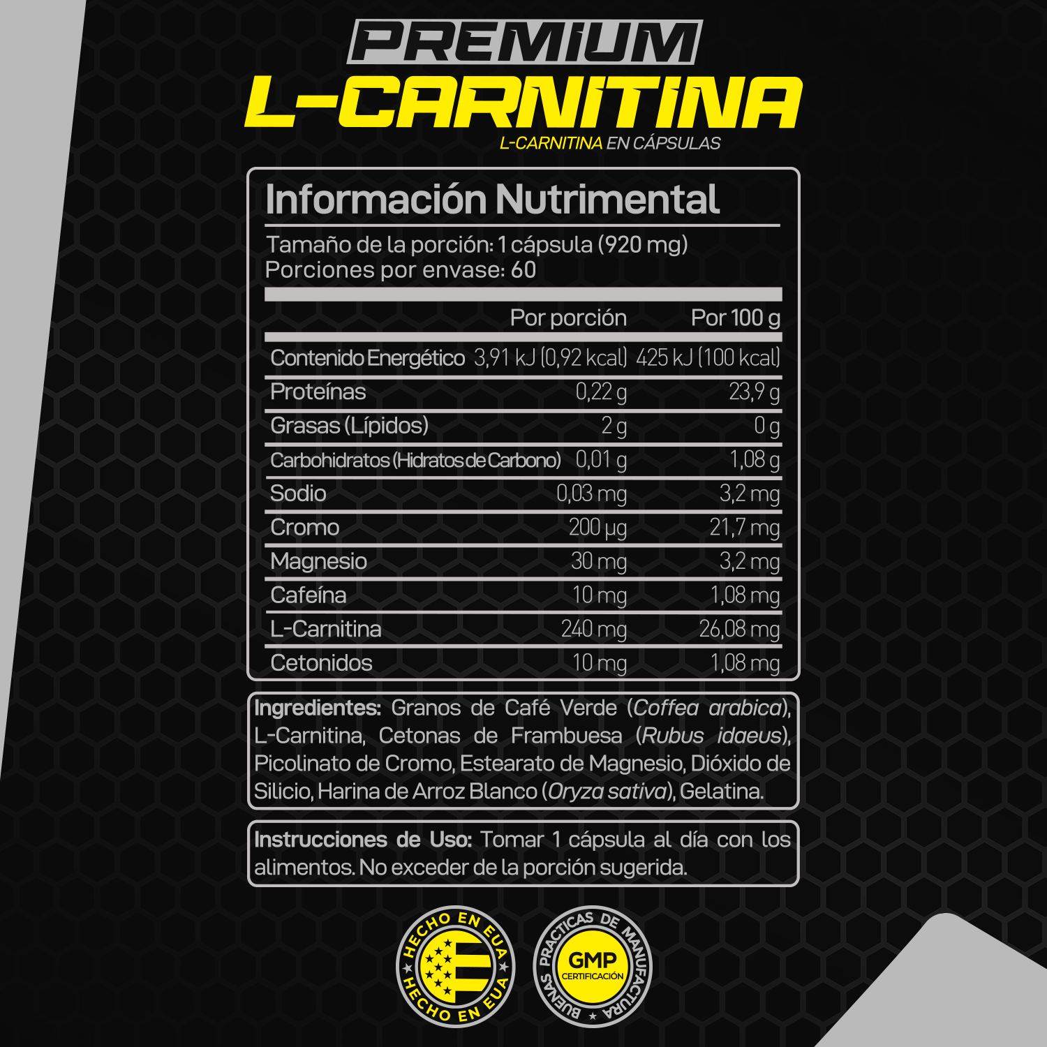 L-Carnitina 240 mg | Forzagen Premium L- carnitina | Con Cetonas de Fr Forzagen Mexico L-Carnitina 240 mg | Forzagen Premium L- carnitina | Con Cetonas de Fr Forzagen Mexico