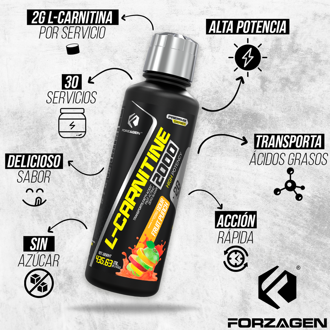 calories in l carnitine L-Carnitine 2000 – Forzagen Mexico