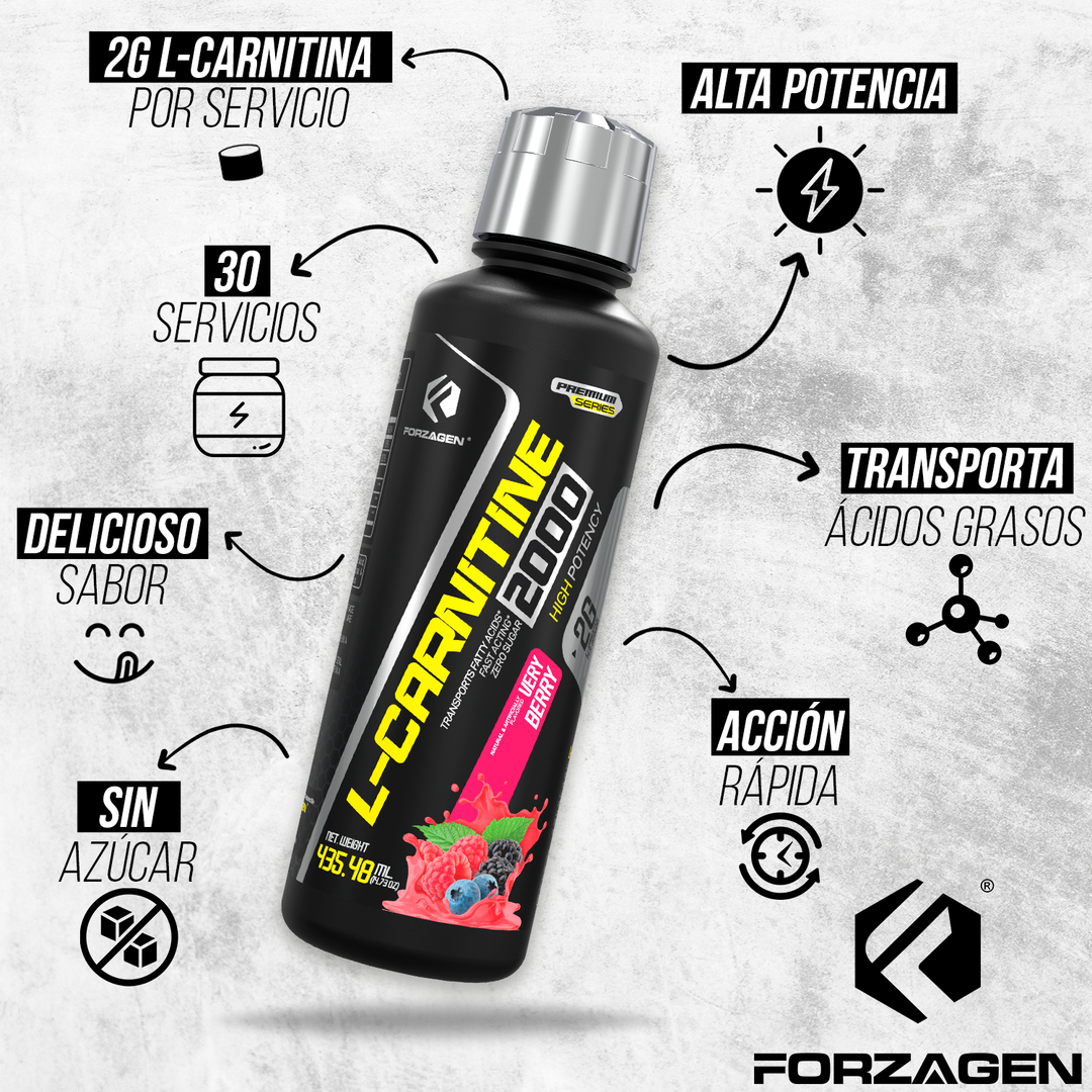 forzagen l carnitina L-Carnitina 240 mg | Premium L- With a refreshing flavor and zero sugar Forzagen L Carnitine Capsules 120